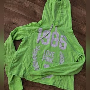 PINK hoodie💚